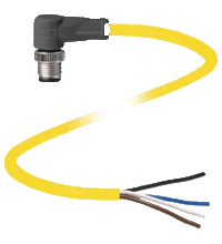 Pepperl+Fuchs. Cable connector V1S-W-YE2M-PVC-U