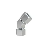Riegler 158994 Регулируемый 45° винтовой соединитель, M22x1.5 внутр., внешний диаметр трубы O 15, оцинкованная сталь EWAVM2215LST45