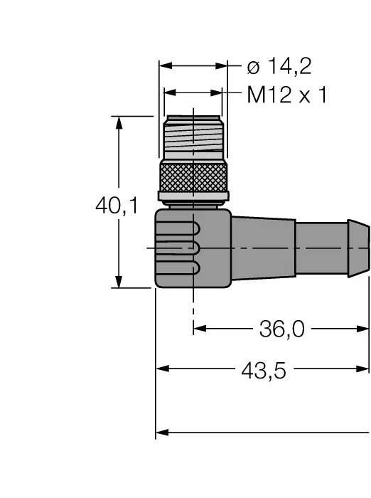 Полевой кабель для CAN (DeviceNet™, CANopen)Оболочка кабеля PUR, тонкая - WSC-WKC5701-2M - 6604825 Turck
