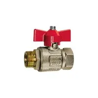 Riegler 103117 Шаровый кран, базовое исполнение, IT/ET, никелированная латунь, G 1/4 329.52-R