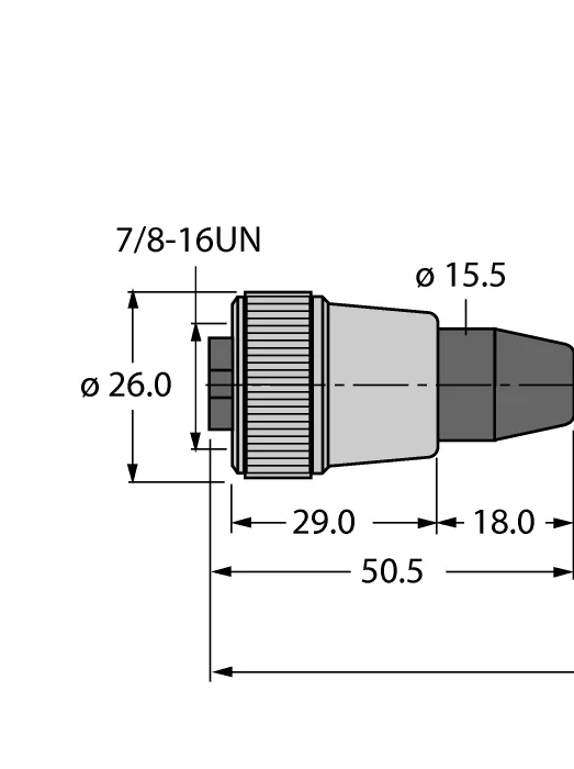 Сила кабеля:Оболочка кабеля TPE - RKM20-10M - 6915202 Turck