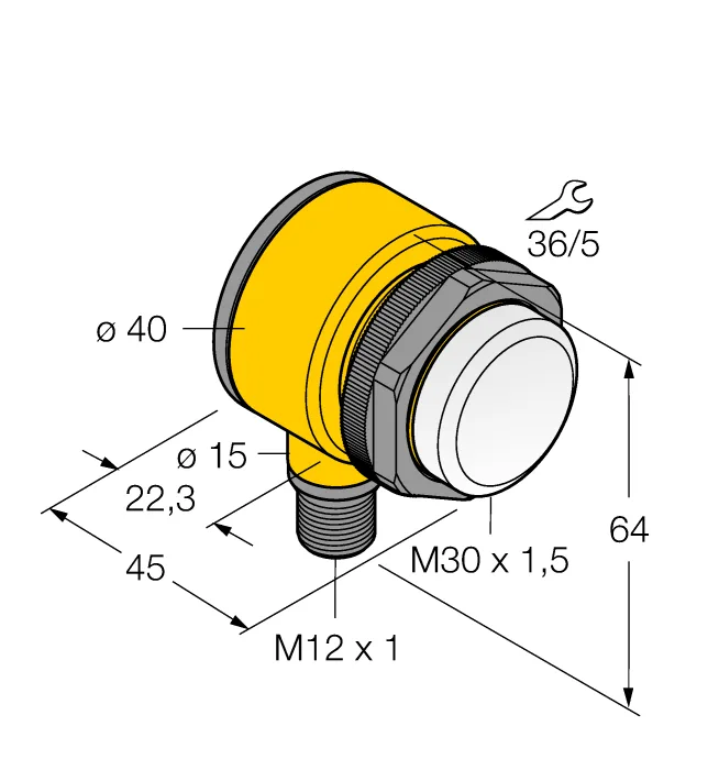 Светодиодный индикатормаяк - T30RGXPQ - 3074046 Turck