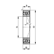 Шпиндельные подшипники HCS71907-C-T-P4S