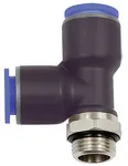 Riegler 109523 Вставной Т-образный фитинг, серия Blue, L-образный, вращающийся, M5 вн. 129.005-6