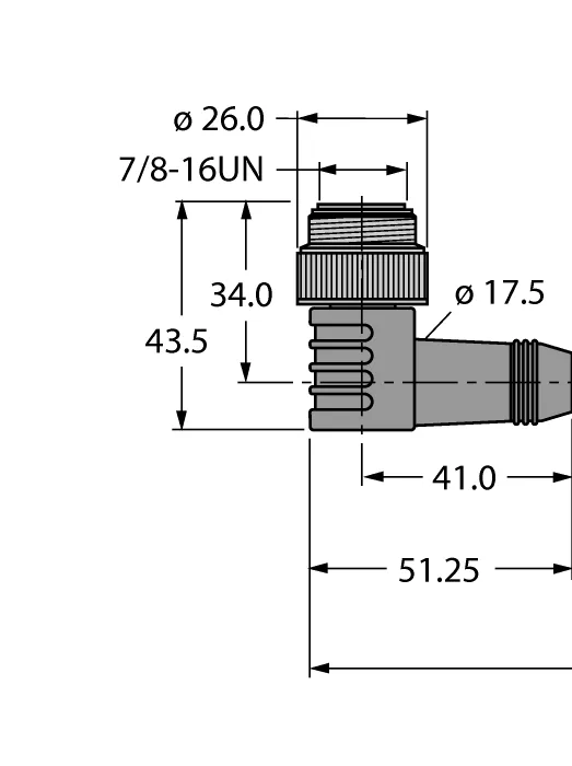 Сила кабеля:Оболочка кабеля TPE - WSM20-10M - 6915211 Turck
