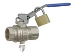 Riegler 103149 Предохранительный шаровый кран, запирающийся, с вентиляционным отверстием, Rp 1/4 321.02