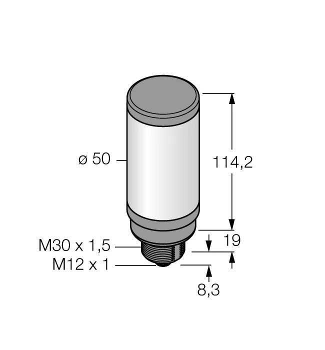 Светодиодный индикаторбашенный индикатор - CL50GXXPQ - 3010459 Turck
