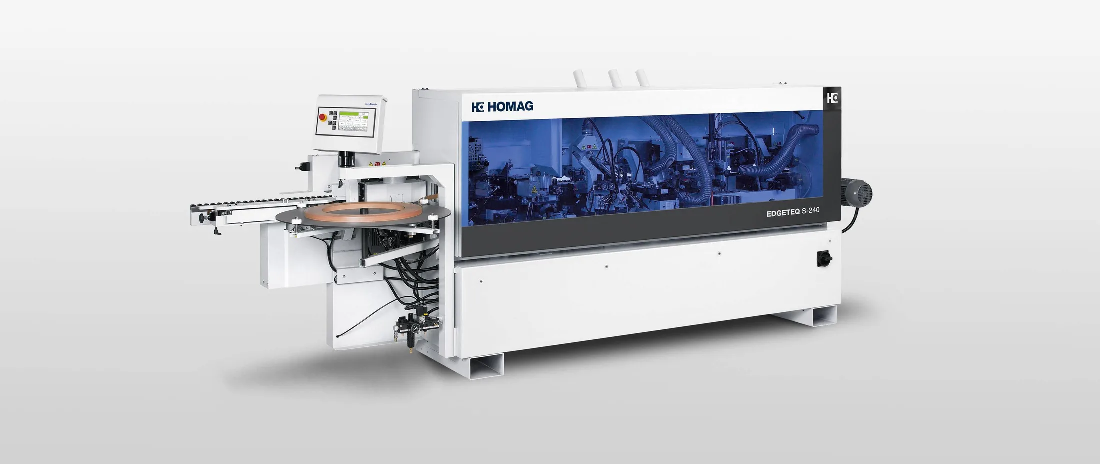 HOMAG Кромкооблицовочные станки EDGETEQ S-240: скорость подачи 11 м/мин
