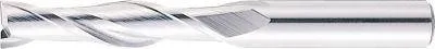 Misumi High-Speed Steel Square End Mill, 2-Flute / Long / Non-Coated Model