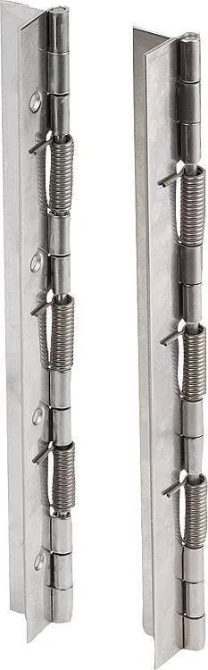 Norelem 27904_A Spring hinges steel or stainless steel, 240 mm, spring open