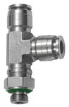 Riegler 135213 Вставной Т-образный фитинг, L-образный вращающийся G 1/4 вн. для внешней части шланга O4 871.014-4 ES