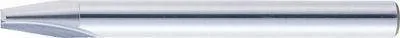 Misumi Carbide Straight Edge Taper End Mill, 2-Flute