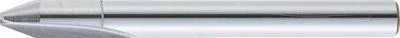 Misumi Carbide Straight Edge Corner Angle End Mill, 2-flute / Angle Width Specification Type