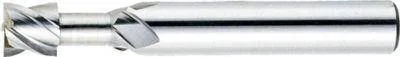 Misumi High-Speed Steel Blade Relief End Mill, 4-Flute / Short Model