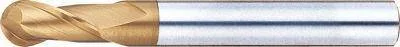 Misumi TSC Series Carbide Ball End Mill for Stainless Steel Machining, 2-Flute / Short Model