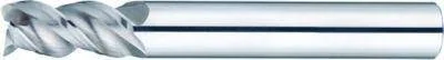 Misumi Carbide Square End Mill for Aluminum Machining, 3-Flute / 2D Flute Length (Short) Model