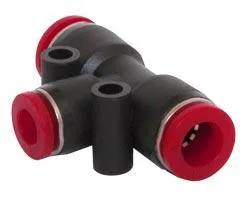 Тройной универсальный поворотный тройник Pneufit C с резьбой BSPT C0H711228 Norgren
