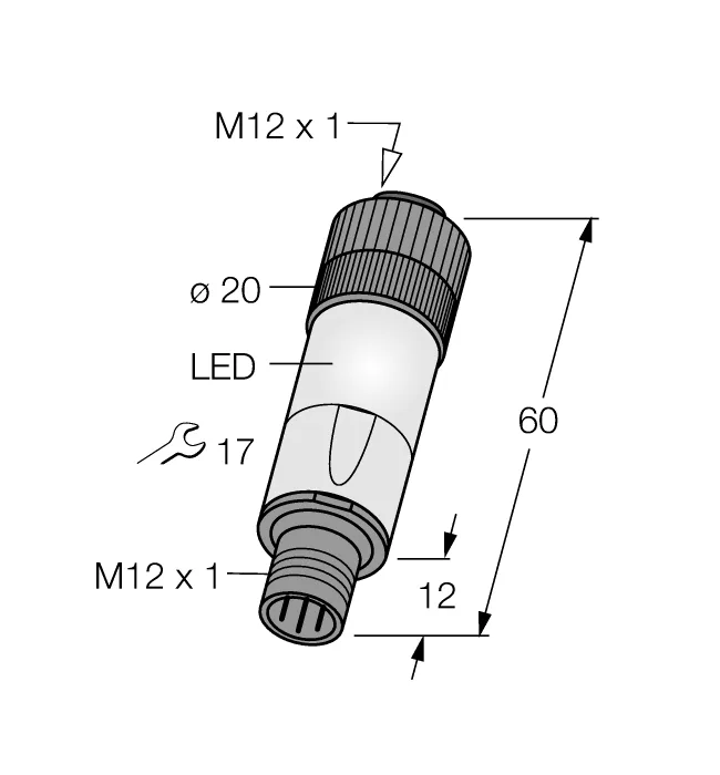 SmartPlugпокзания скорости вращения - SPF1-AP6X - 6900375 Turck