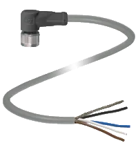Pepperl+Fuchs. Cable socket, shielded V15-W-7M-PUR-ABG5