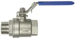 Riegler 135902 Шаровый кран из нержавеющей стали, 2-составный, IT/ET резьба, G 1/4, DN 11.6 3395.21