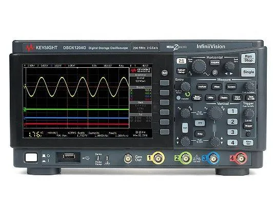 Keysight DSOX1204G Осциллограф: 70/100/200 МГц, 4 аналоговых канала