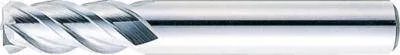 Misumi High-Speed Steel Corner C End Mill, 4-Flute / Short Model