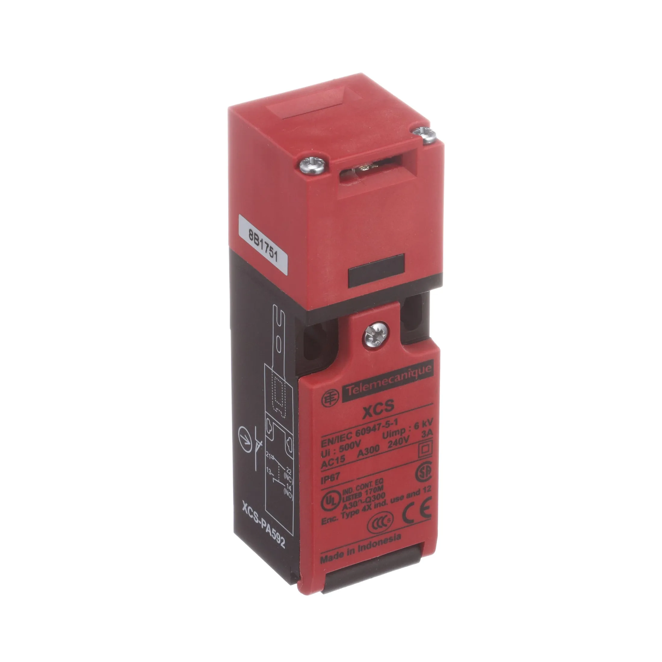 Переключатель с блокировкой Telemecanique Sensors XCSPA592