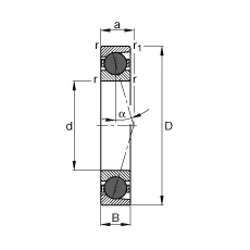 Шпиндельные подшипники HCB7003-C-T-P4S