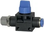 Riegler 110089 Блокирующий клапан серия Blue, штекерный разъем, R 1/4 вн., шланг O 8 192.014-8