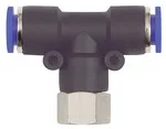 Riegler 109509 Вставной Т-образный фитинг, серия Blue, вращающийся, M5 внутр. 148.005-4