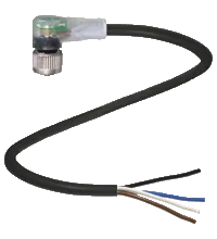 Pepperl+Fuchs. Female connector V1-W-E2-BK15M-PUR-U
