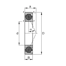 Шпиндельные подшипники HCB7010-E-T-P4S