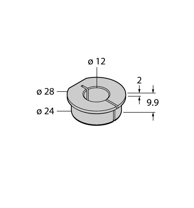 Переходная втулка Для индуктивных энкодеров Ri-QR24 - RA3-EQR24 - 1593020 Turck