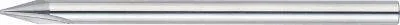 Misumi Carbide Drill for Submarine Gate, Bottom Blade Type / 2-Flute / Straight Edge