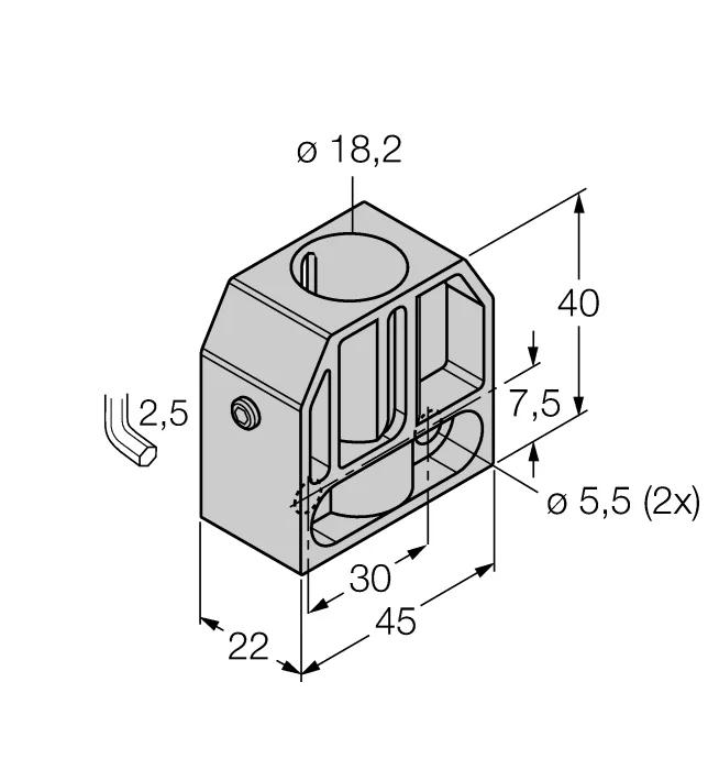 Комплектующие для монтажа - BS 18 - 69471 Turck