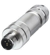 Pepperl+Fuchs. Field-attachable male connector V15SB-G-ABG-PG9