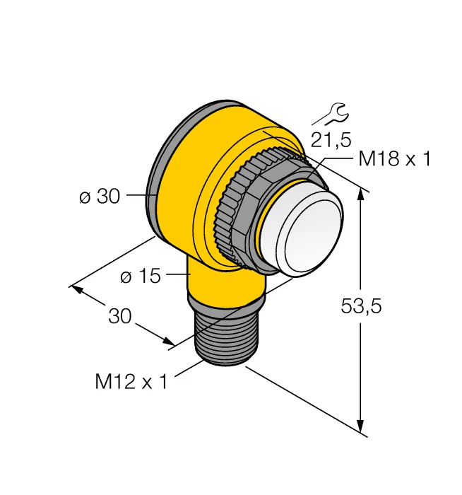 Светодиодный индикатормаяк - T18RGXPQ - 3074022 Turck