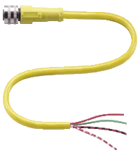 Pepperl+Fuchs. Cable connector V124-G-YE5M-PVC