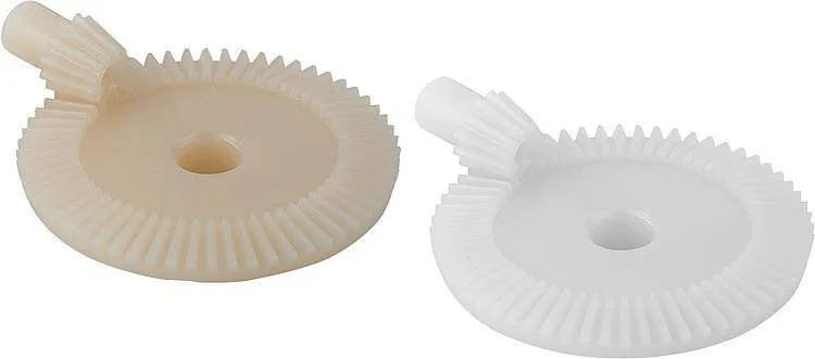 Norelem 22432 Bevel gears, plastic, ratio 1:5 injection moulded, straight