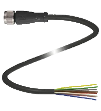 Pepperl+Fuchs. Female connector V19-G-BK0,3M-PUR-U