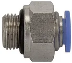 Riegler 109000 Прямой вставной фитинг, серия Blue, миниатюрный, M5 вн., шланг, вн. диаметр O 3 PC-53