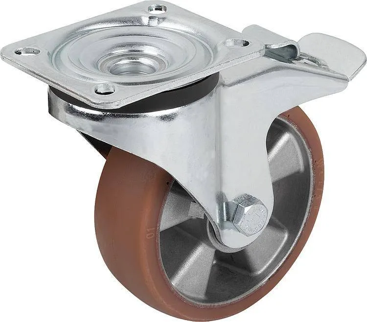 Norelem 95025-01_LS Swivel castors with stop fix
