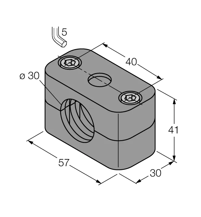 Комплектующие для монтажа - BSS-30 - 6901319 Turck