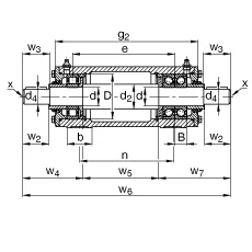 Стационарные подшипниковые узлы VRE306-C