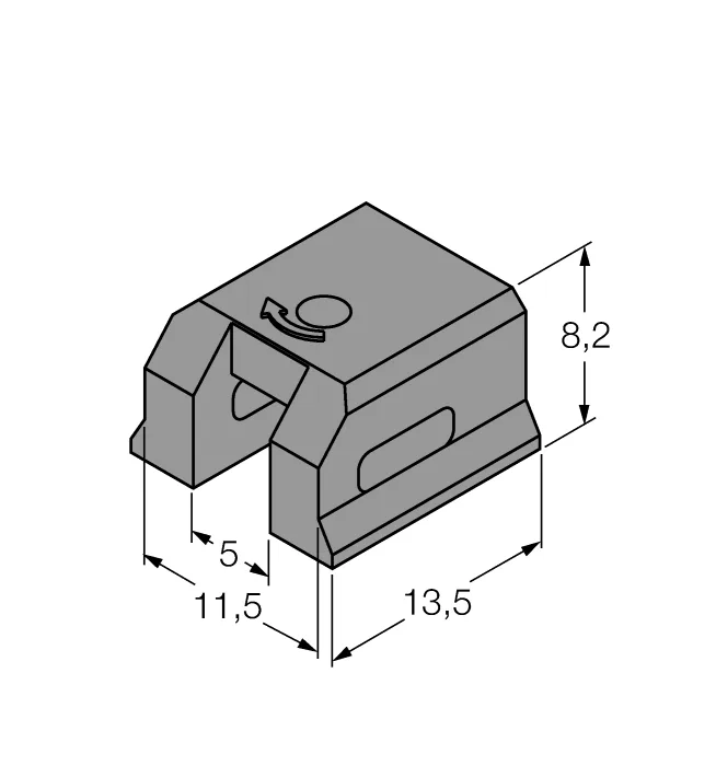Комплектующие для монтажаfor dovetail groove cylinders - KLDT-UNT4 - 6913353 Turck