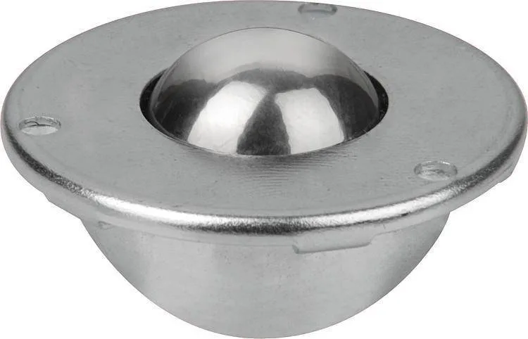 Norelem 95158 Ball transfer units with fastening holes, without housing