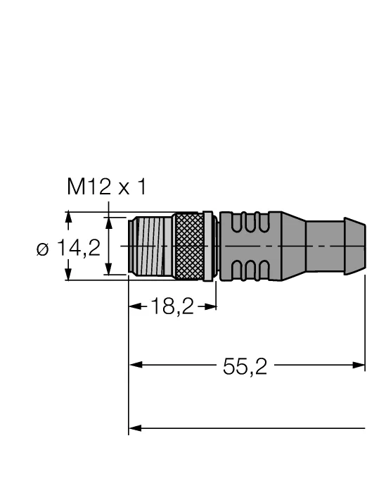 Полевой кабель для CAN (DeviceNet™, CANopen)Оболочка кабеля TPE - RSC-WKC5711-8M Turck
