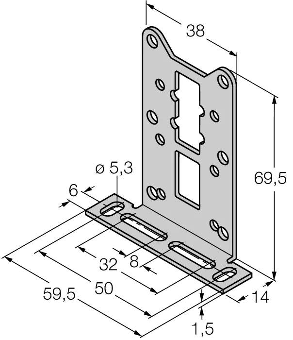 Комплектующие для монтажа - MW-Q14/Q20 - 6945006 Turck