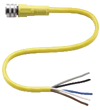 Pepperl+Fuchs. Female connector V15-G-YE2M-PVC