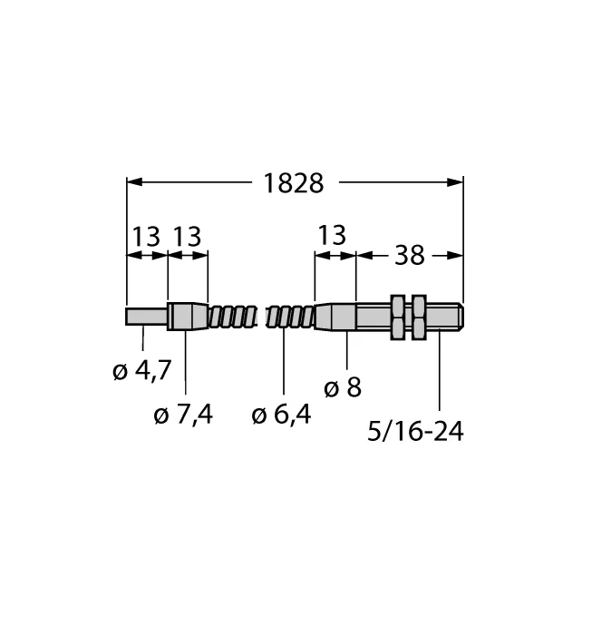 Стеклянное оптоволокноОдинарное волокно - IT26S - 3017360 Turck